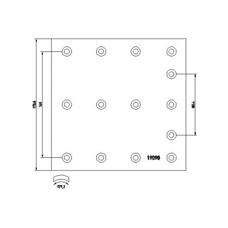 VOLVO TRUMMELPIDURI KATTED 175MM