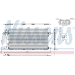 SCANIA KLIIMA KONDITSIONEERI RADIAATOR