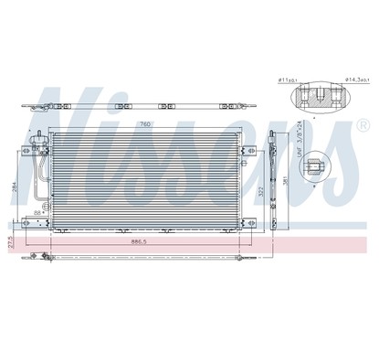 SCANIA KLIIMA KONDITSIONEERI RADIAATOR