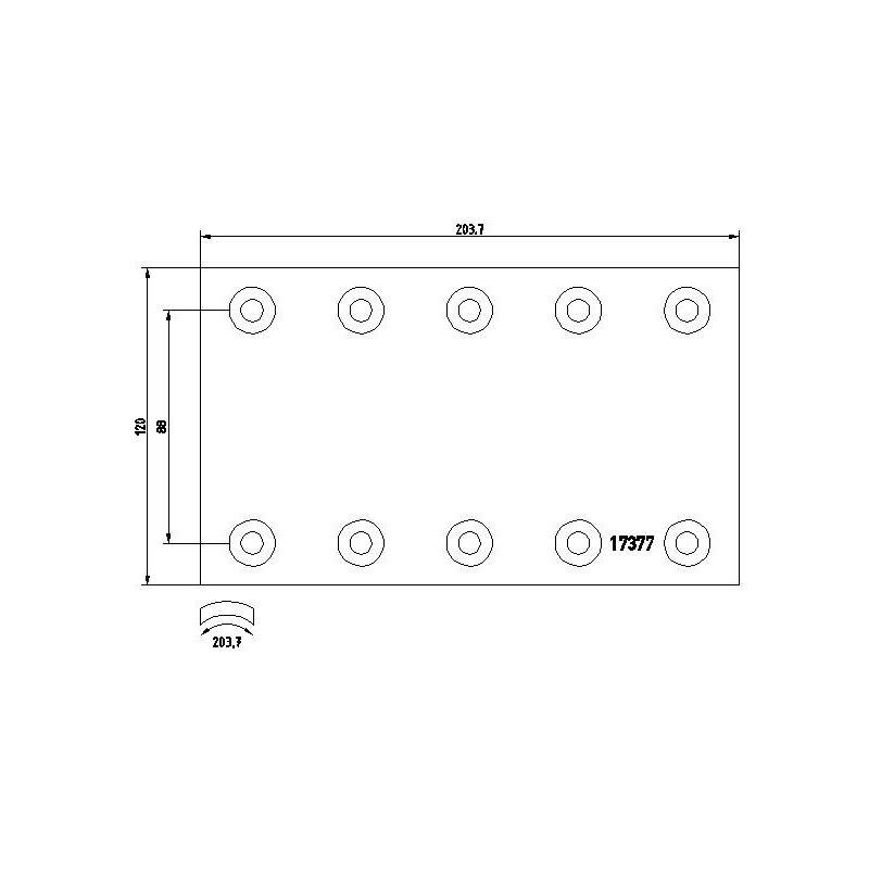 BPW PIDURIKATTED 420X120