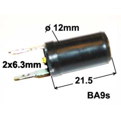 PIRNIPESA BA9S 2-KLEMMI