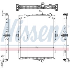 VOLVO FH RADIAATOR RAAMIGA