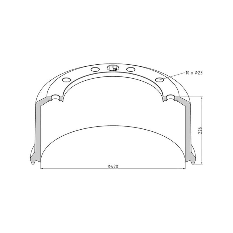 BPW TRUMMEL 420X180
