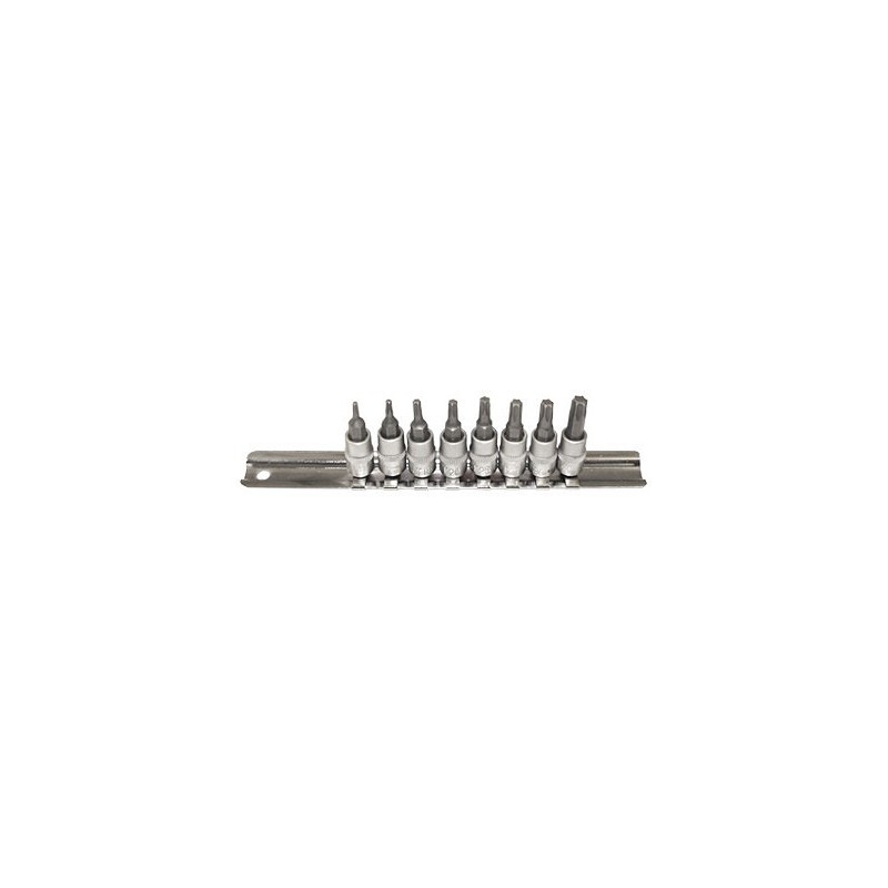 8-OS. 1/4" TORX PADRUNOTSIKUTE KOMPL. T8-T40