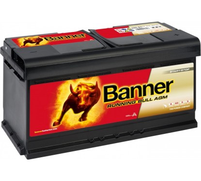 BANNER AKU RUNNING BULL AGM 95AH 850A
